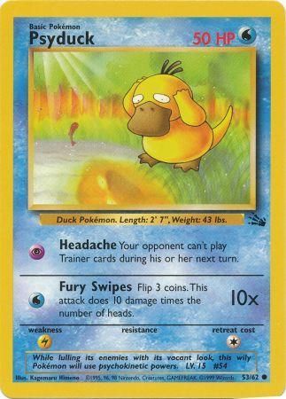 Psyduck - 53/62 (FO) Common - Near Mint Unlimited