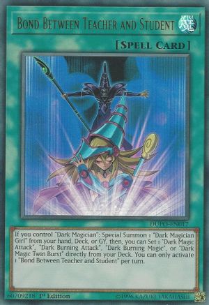 Bond Between Teacher And Student (DUPO-EN017) Ultra Rare - Near Mint 1st Ed