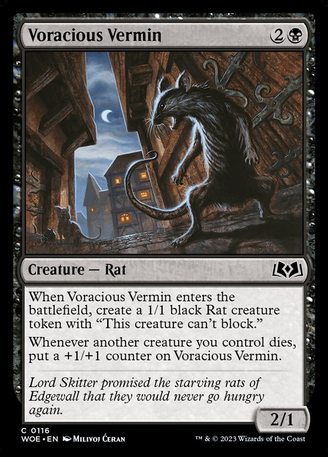 Voracious Vermin [#0116] (WOE-C)