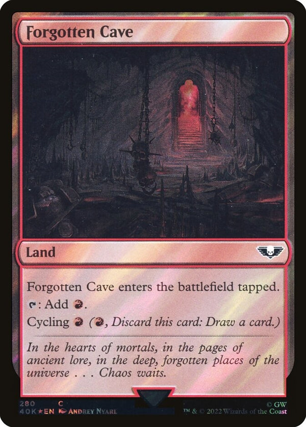 Forgotten Cave [#280 Surge Foil] (40K-C-FOIL)