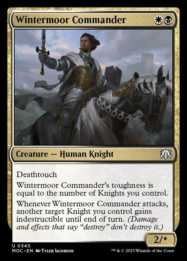 Wintermoor Commander [#0345 Reprint] (MOC-U)