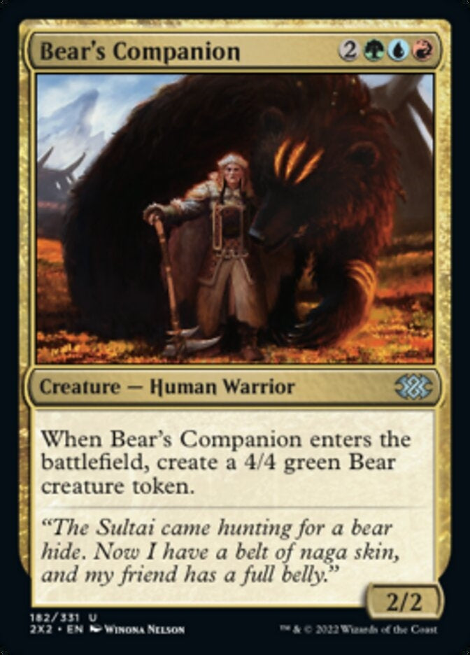 Bear's Companion (2X2-U)