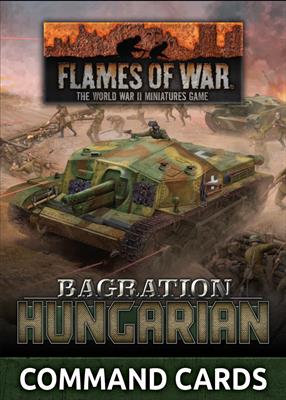 Flames of War: WWII: Command Card Pack  (FW269HC ) - Bagration: Hungarian