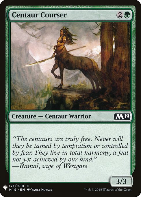 Centaur Courser [Mystery Booster #1158] (M19-C)
