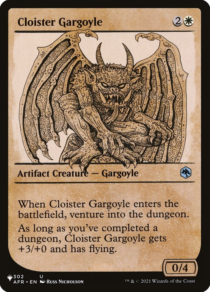 Cloister Gargoyle [#302 Showcase] (AFR-U-LIST)