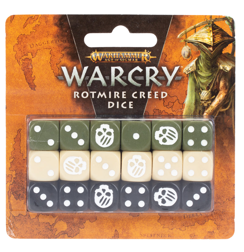 Citadel Hobby: Dice Set - Age of Sigmar: Warcry - Rotmire Creed