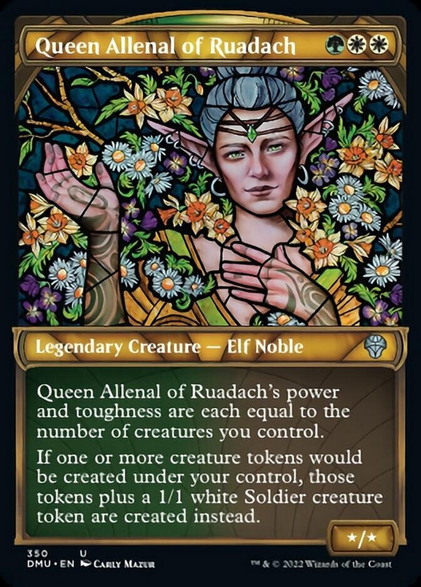 Queen Allenal of Ruadach [#350 Textured FOIL] (DMU-U)