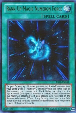 Rank-Up-Magic Numeron Force (JOTL-EN059) Ultimate Rare