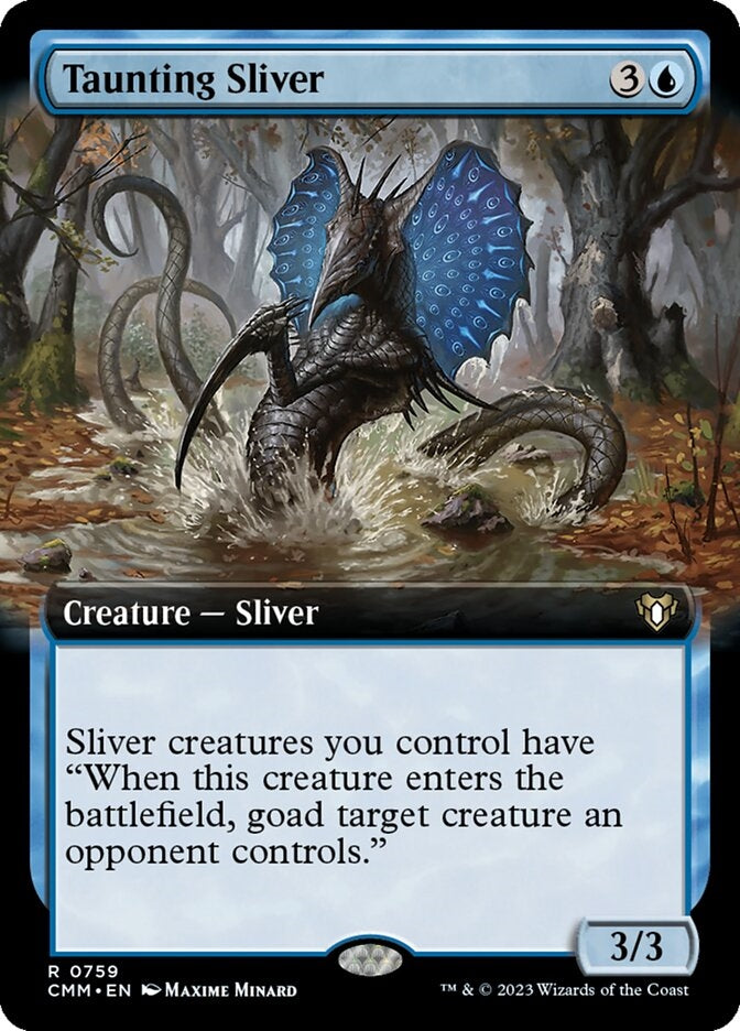 Taunting Sliver [#0759 Extended Art] (CMM-R)