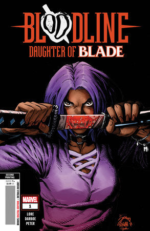 BLOODLINE: DAUGHTER OF BLADE #1 RYAN STEGMAN 2ND PRINTING VARIANT