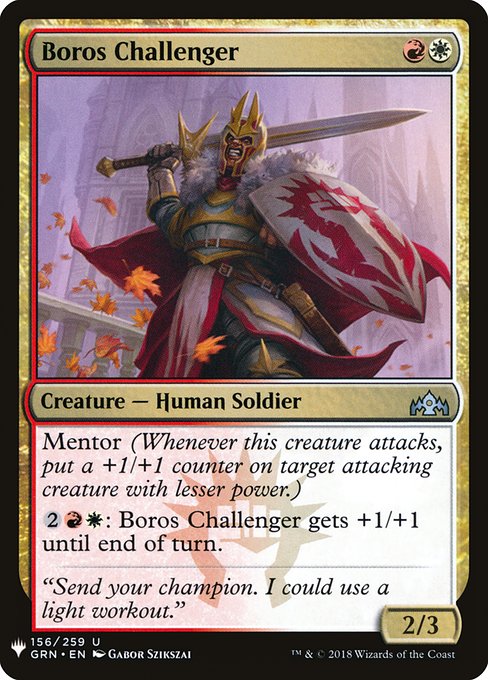 Boros Challenger [Mystery Booster #1403] (GRN-U)