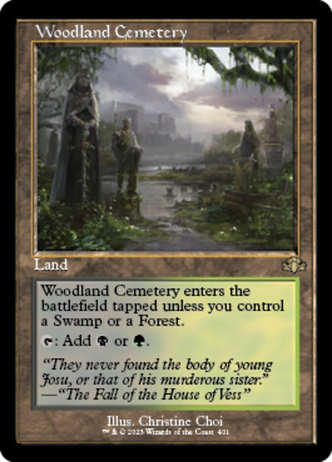 Woodland Cemetery [#401 Old Frame Bonus Sheet] (DMR-R)