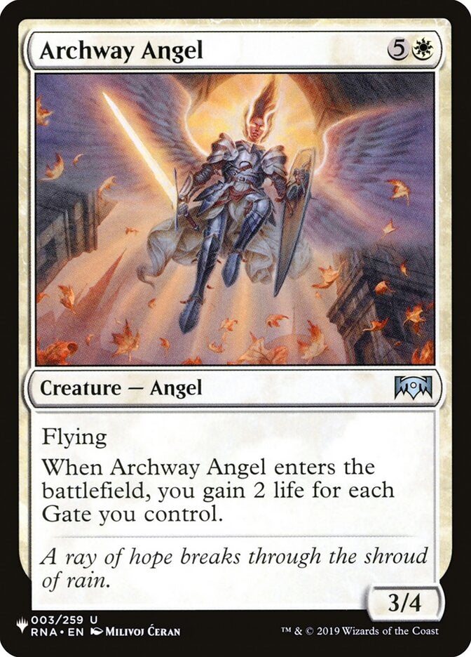 Archway Angel (RNA-U-LIST)