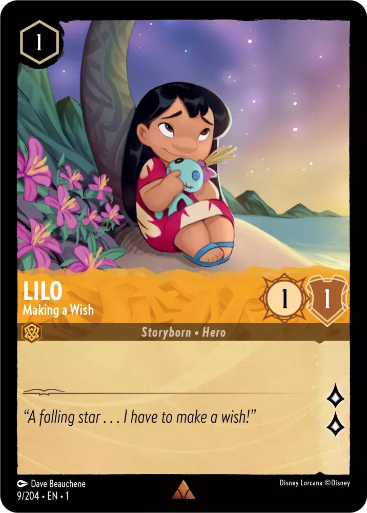 Lilo - Making a Wish (The First Chapter 9/204) Rare - Near Mint