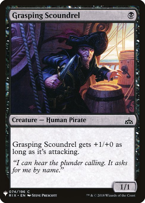 Grasping Scoundrel [Mystery Booster #0672] (RIX-C)