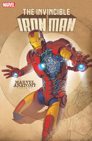 INVINCIBLE IRON MAN #3 LOBE MARVEL ANATOMY VARIANT