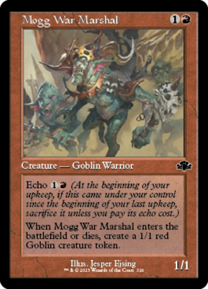 Mogg War Marshal [#326 Old Frame Bonus Sheet] (DMR-C)