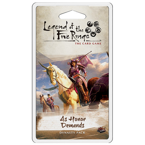 Legend of the Five Rings LCG: (L5C33) Dominion Cycle - As Honor Demands Dynasty Pack