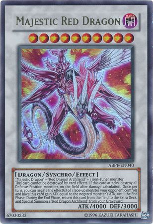 Majestic Red Dragon (ABPF-EN040) Ultra Rare - Near Mint Unlimited