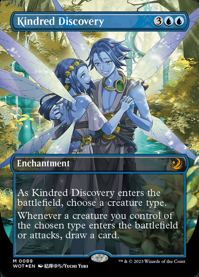 Kindred Discovery [#0089 Anime Borderless Confetti Foil] (WOT-M)