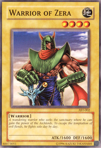 Warrior of Zera (AST-002) Common - Near Mint Unlimited