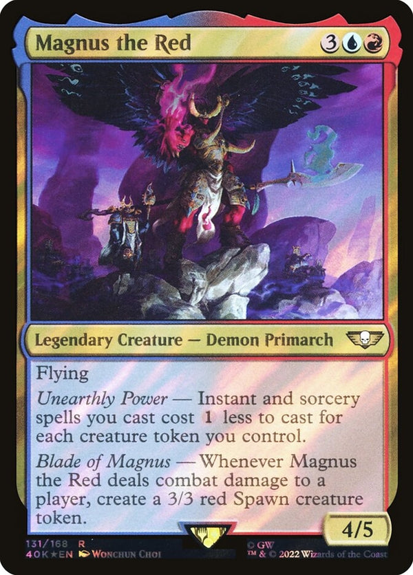 Magnus the Red [#131 Surge Foil] (40K-R-FOIL)