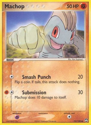 Machop (53/108) Reverse Holofoil