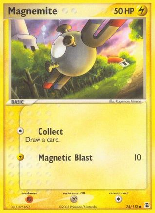 Magnemite (DS 74/113) Common - Light Play Reverse Holofoil