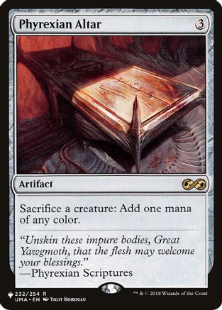 Phyrexian Altar (UMA-R-LIST)