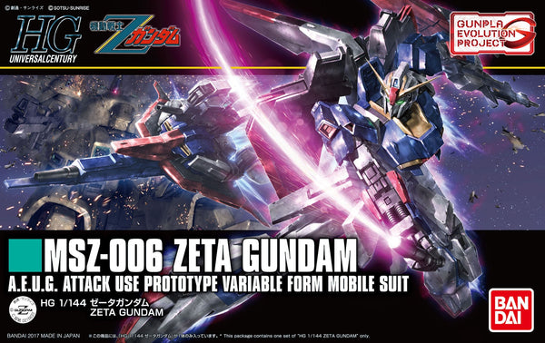 1/144 (HG-UC): Zeta Gundam - #203 MSZ-006 Zeta Gundam A.E.U.G Attack Use Prototype Variable Form Mobile Suit