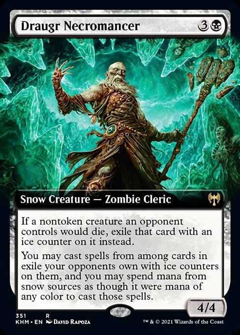 Draugr Necromancer [Extended Art #351] (KHM-R)