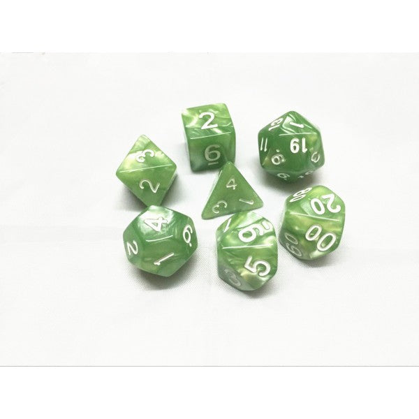 HDP-10: Pearl - Pale Green Poly Set (7)