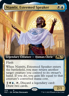 Niambi, Esteemed Speaker [#379 Extended Art] (M21-R)