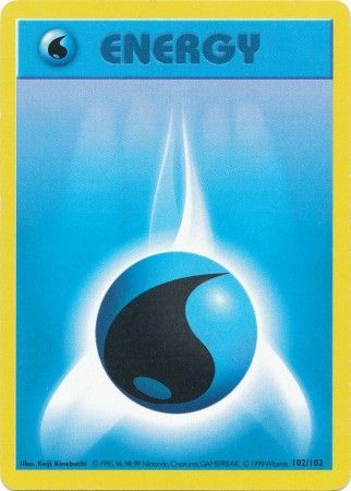 Water Energy - 102/102 (BSS) Common - Near Mint Unlimited