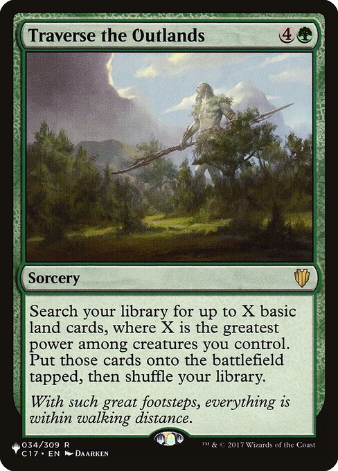 Traverse the Outlands (C17-R-LIST)