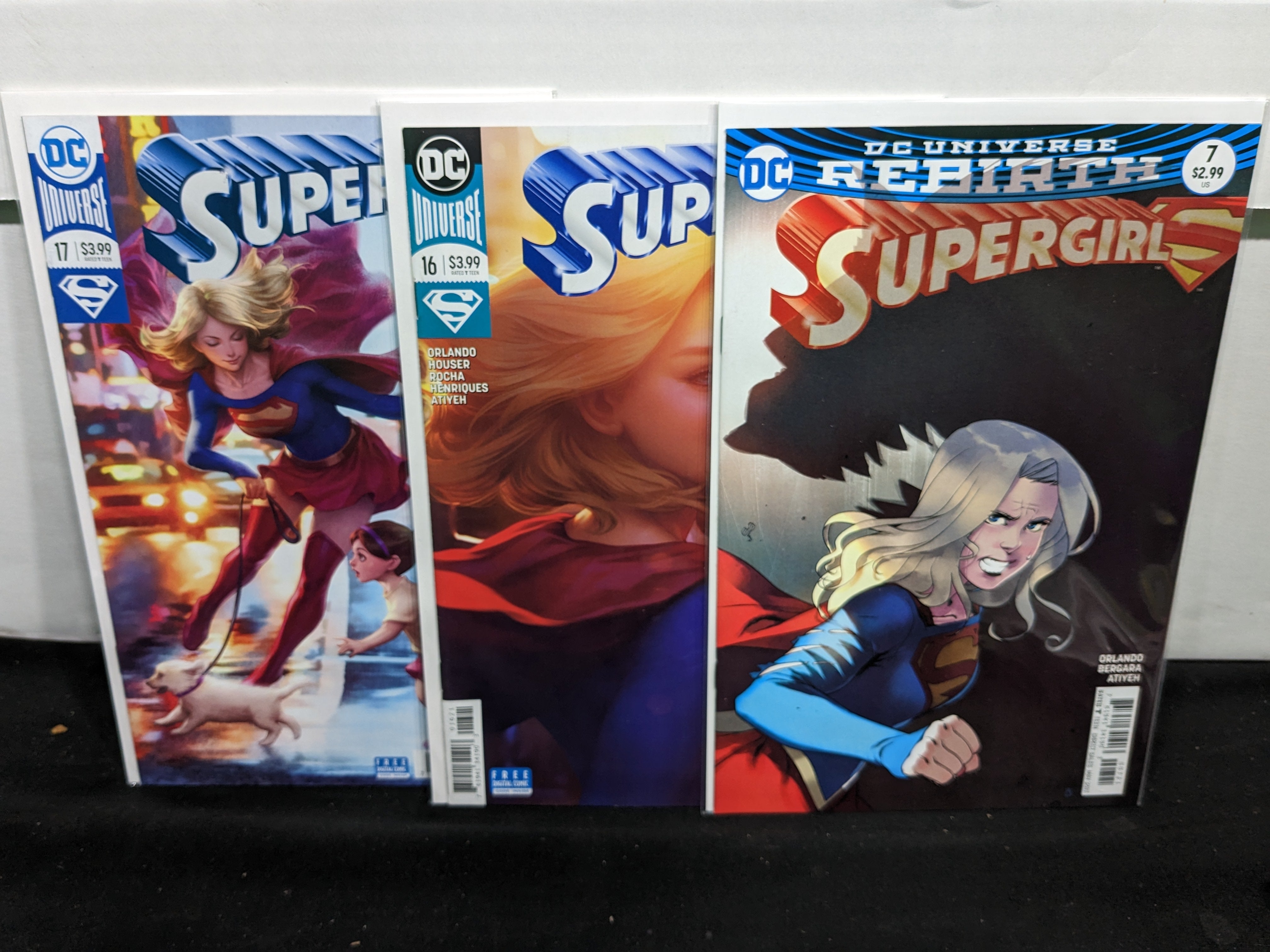 Supergirl (2016) #1-3, 5-7, 16-20, 33-35, 37 Comic Bundle
