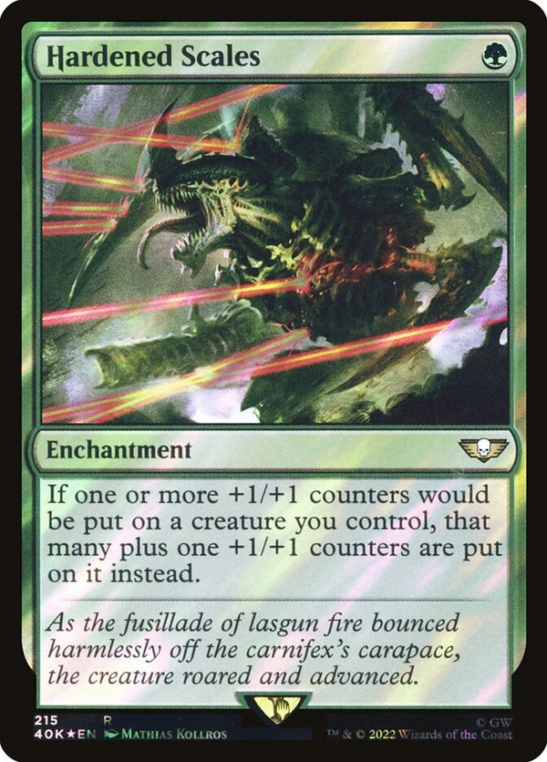 Hardened Scales [#215 Surge Foil] (40K-R-FOIL)