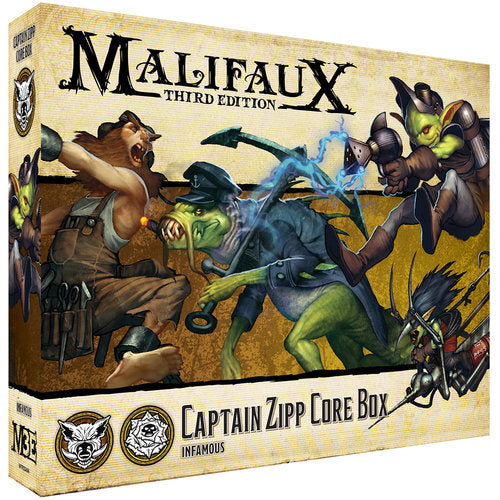 Malifaux 3e: Bayou/Outcasts - Core Box: Captain Zipp