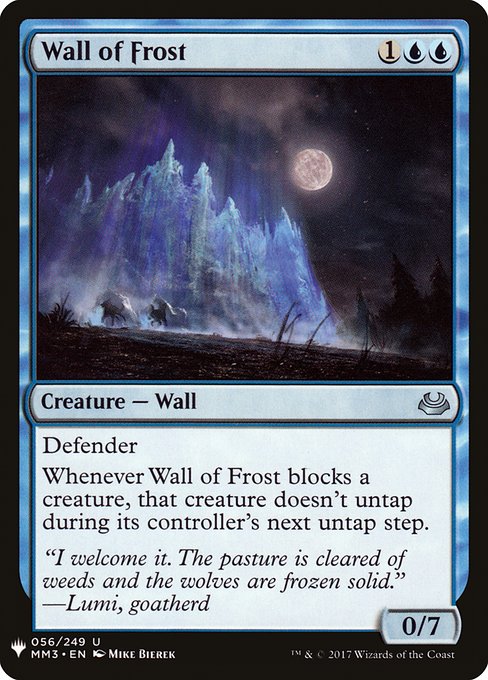 Wall of Frost [Mystery Booster #0539] (MM3-U)