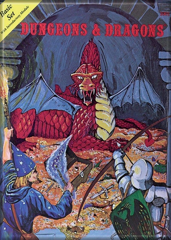 Dungeons & Dragons Book Cover Series 1 Magnet - Basic Set
