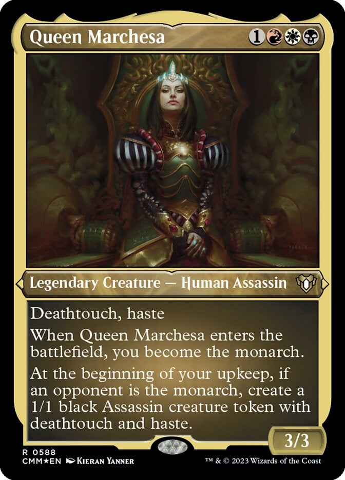 Queen Marchesa [#0588 Etched Foil] (CMM-R)