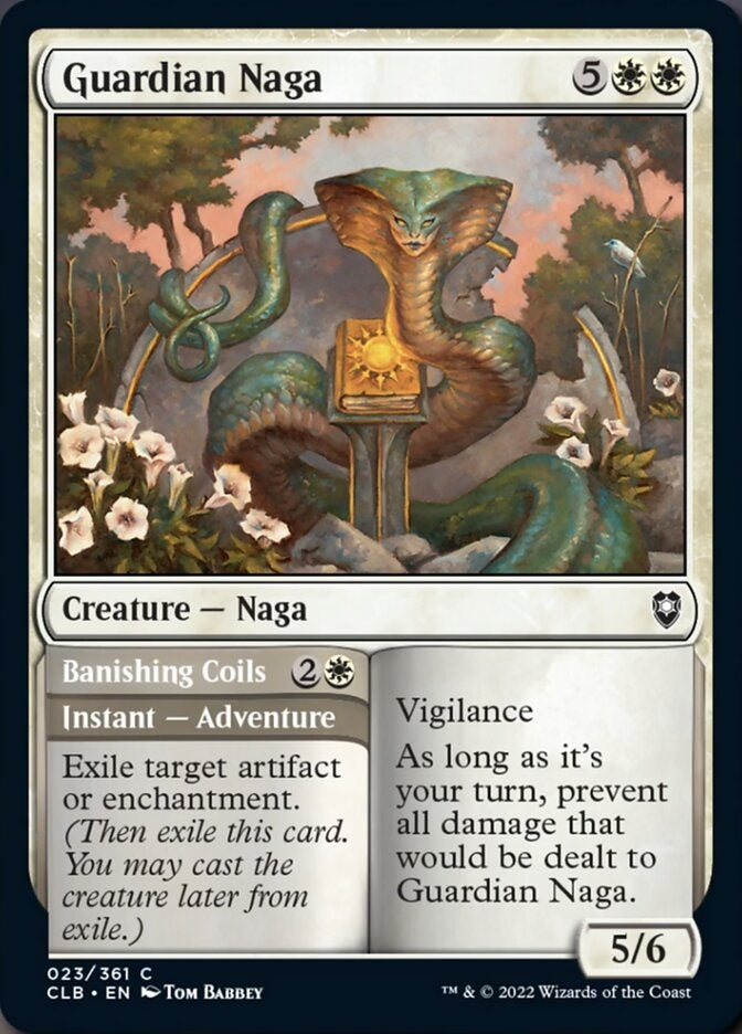 Guardian Naga // Banishing Coils (CLB-C)
