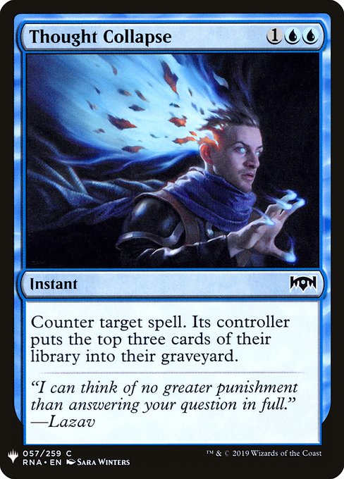 Thought Collapse [Mystery Booster #0521] (RNA-C)