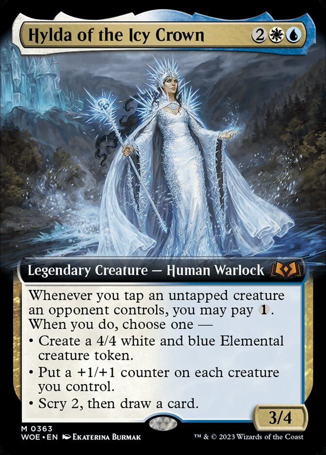 Hylda of the Icy Crown [#0363 Extended Art] (WOE-M)