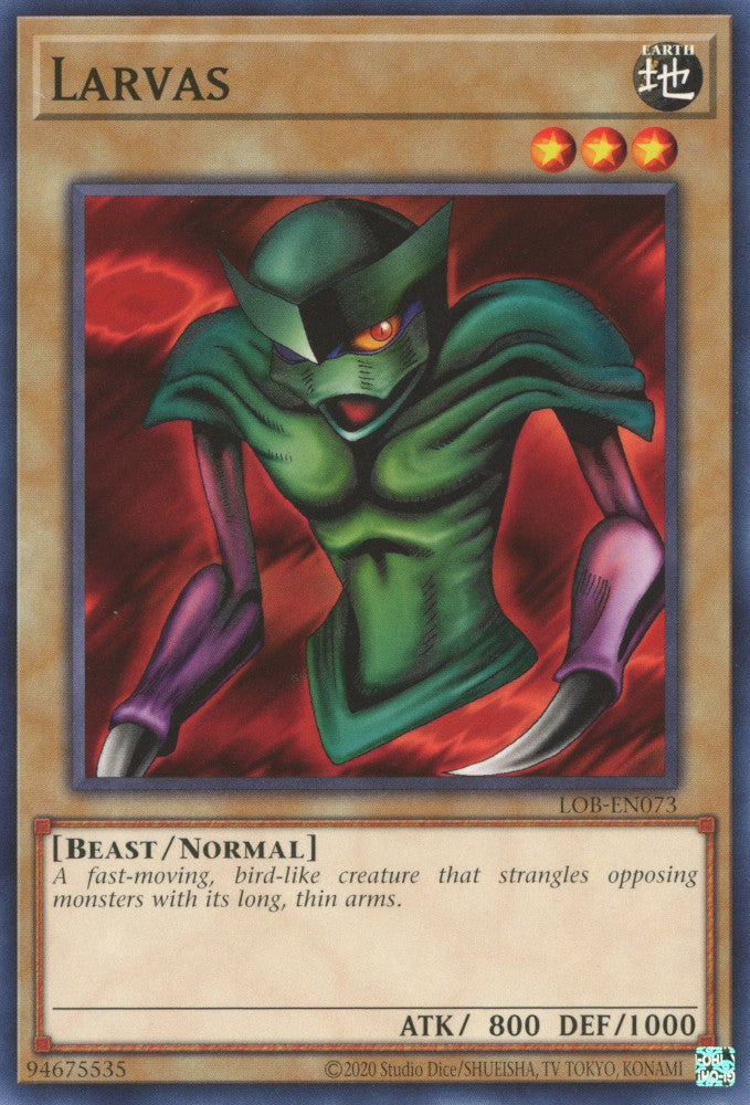 Larvas (LOB-EN073 (c) 2020 25th Anniversary) Common - Near Mint Unlimited