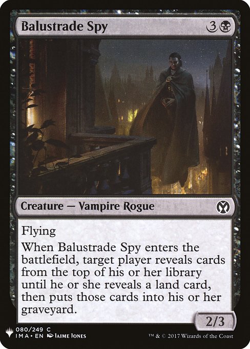 Balustrade Spy [Mystery Booster