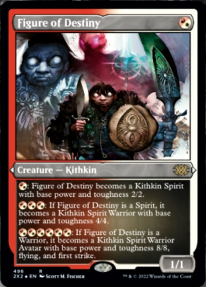 Figure of Destiny [#496 Etched Foil] (2X2-R)