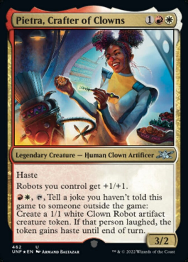 Pietra, Crafter of Clowns [#462 Galaxy Foil] (UNF-U)