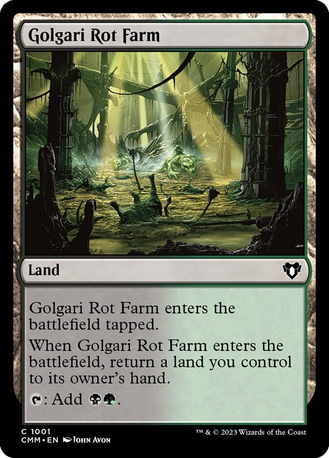 Golgari Rot Farm [#1001 Reprints] (CMM-C)