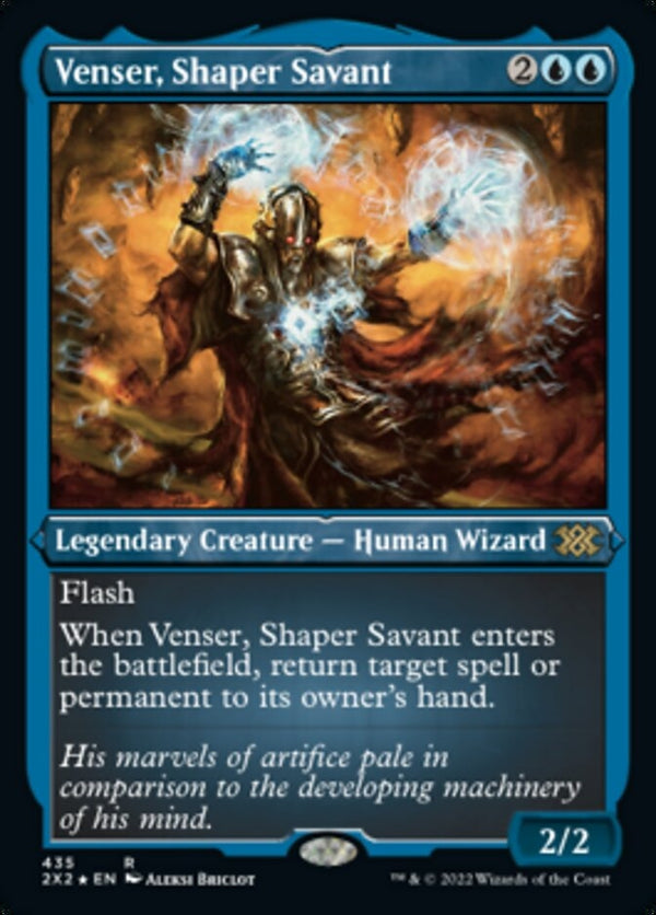 Venser, Shaper Savant [#435 Etched Foil] (2X2-R)